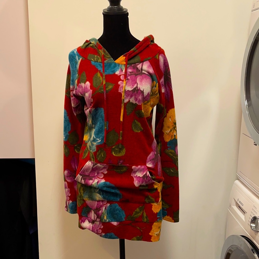 Floral hoodie